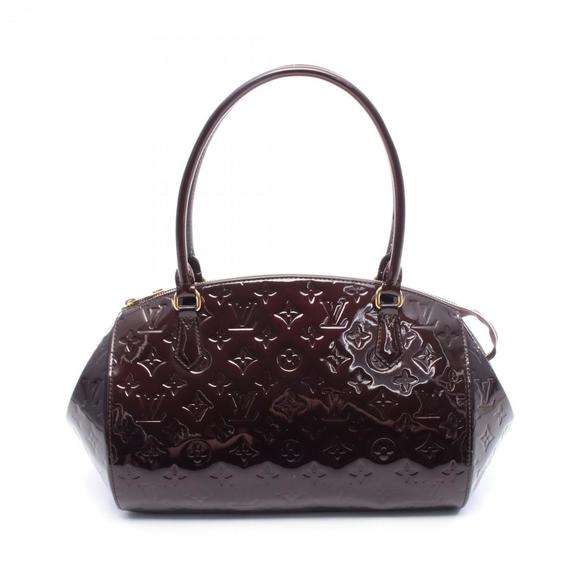 LOUIS VUITTON Purple Leather Shoulder Bag - Picture 1 of 8